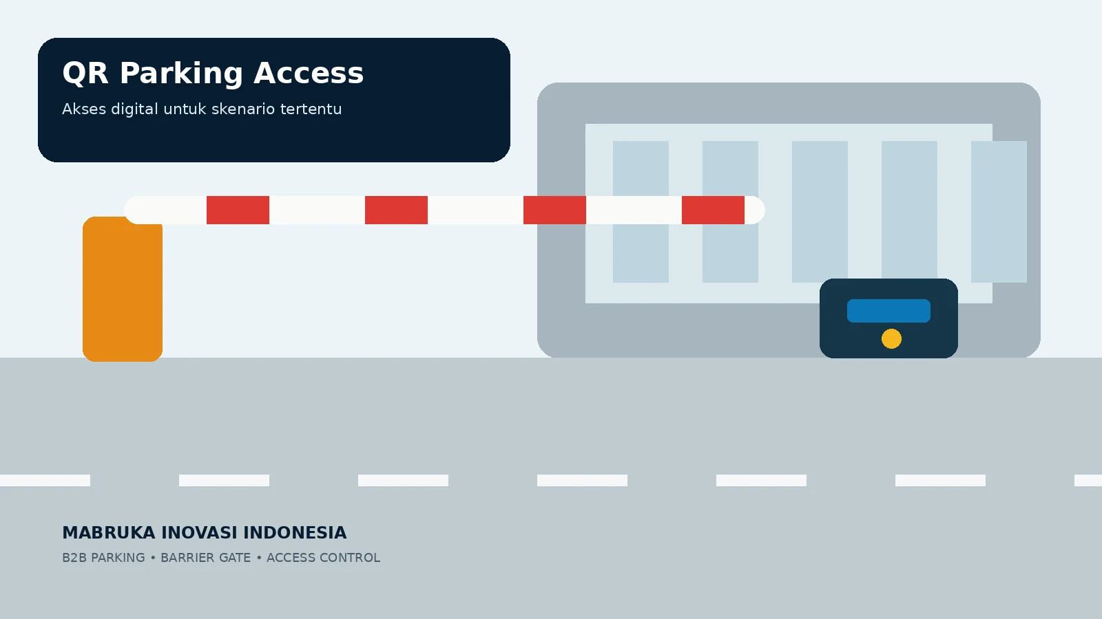 QR Barrier Gate